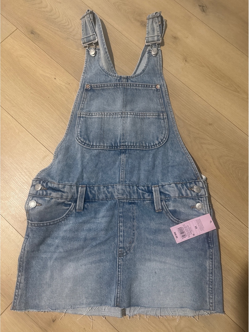 Wild Fable Light Blue Denim Overall Skirt XS